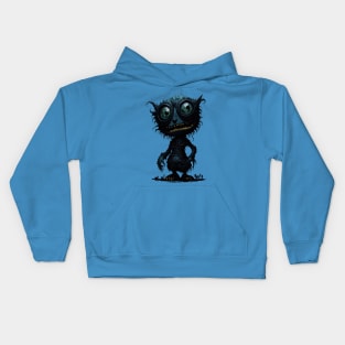 not-so-cute space monster Kids Hoodie